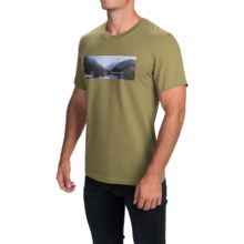 59%OFF メンズスポーツウェアシャツ バーバーメンズプリントコットンTシャツ - ショートスリーブ（男性用） Barbour Mens Printed Cotton T-Shirt - Short Sleeve (For Men)画像